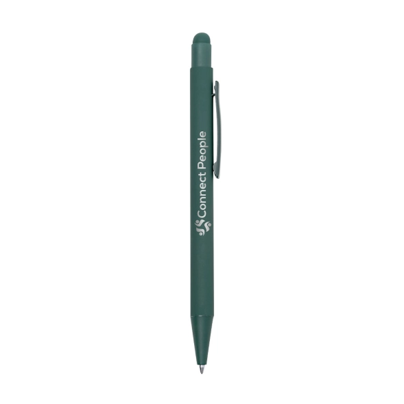 Stylo stylet avec finition caoutchouc "Tirfel"