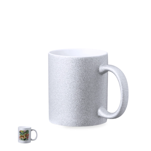 Mug à effet pailleté pour sublimation 350ml "Slender"