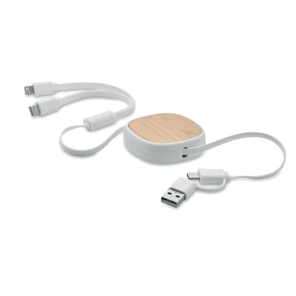 Câble de charge multi-USB rétractable - Anvers