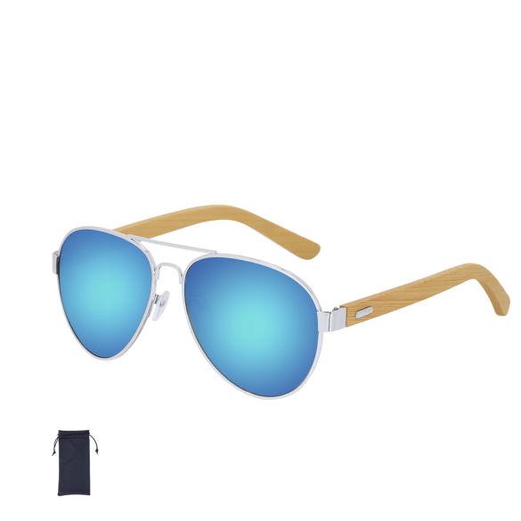 Lunettes de soleil branche bambou "Heddow"