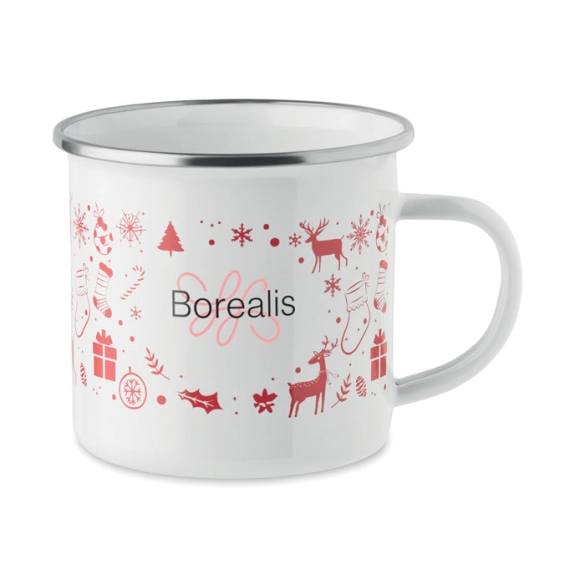 SEASOMEL, Mug de Noël en émail 300ml