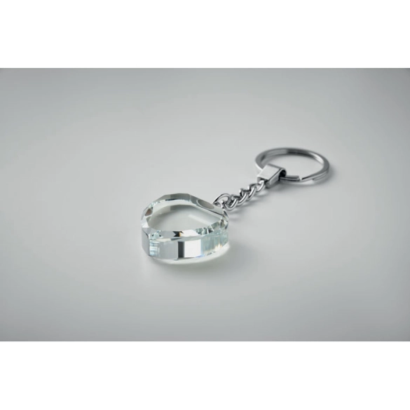 HEARTWARD, Porte-clés cœur en verre