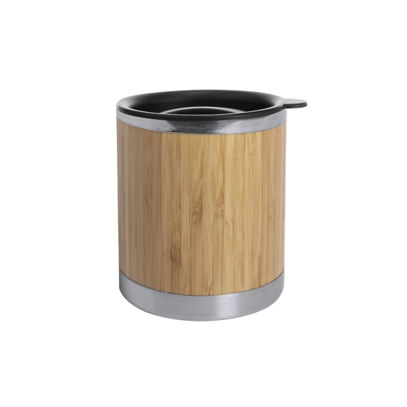 Gobelet isotherme avec finition bambou 300ml "Tikagob"
