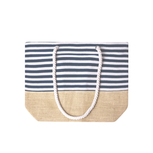 Sac de plage en jute et coton 450g Ivyx