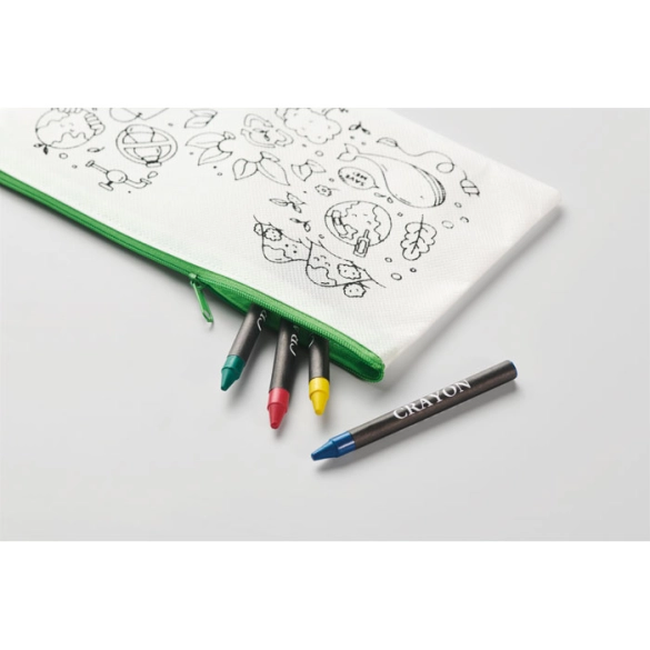 CRAY, Trousse 4 crayons de couleur