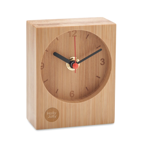 CLAMBU, Horloge de table en bambou