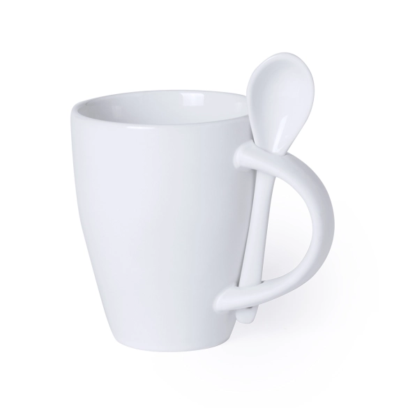 Tasse avec cuillère intégrée 300ml "Planora"