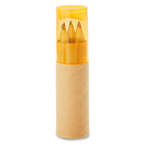 PETIT LAMBUT, Tube de 6 crayons de couleur