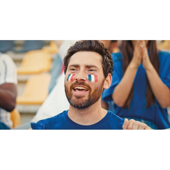 CHEER, Bâton de maquillage drapeau    MO2807-