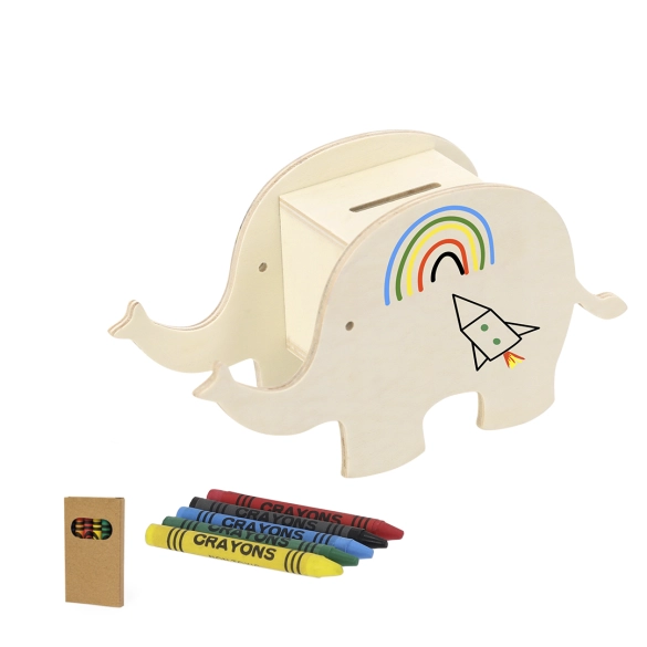 Tirelire enfant en bois "Sliz"