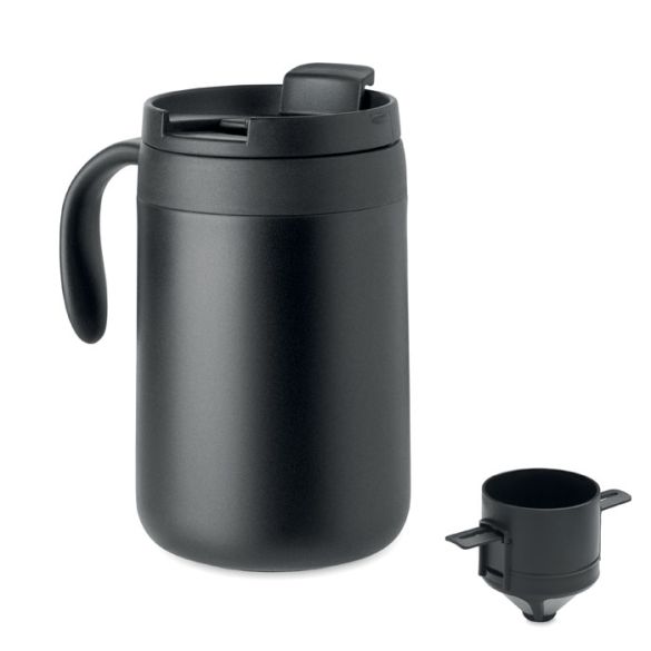 CAFETITO, Mug double paroi filtre à café