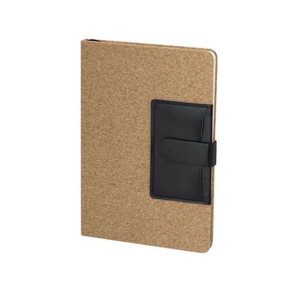 Bloc notes A5 avec porte-cartes "Rosignan"