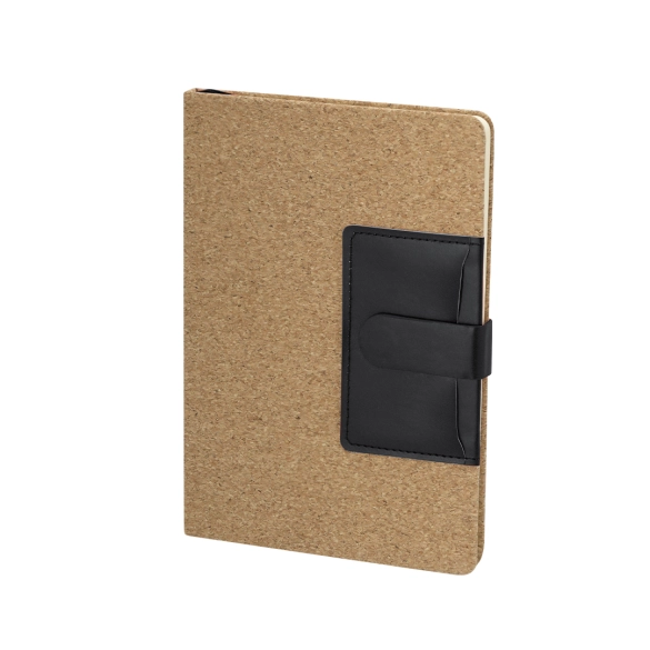 Bloc notes A5 avec porte-cartes "Rosignan"