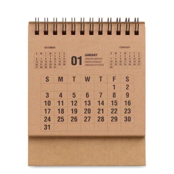 YEARS, Calendrier de bureau de 4 ans