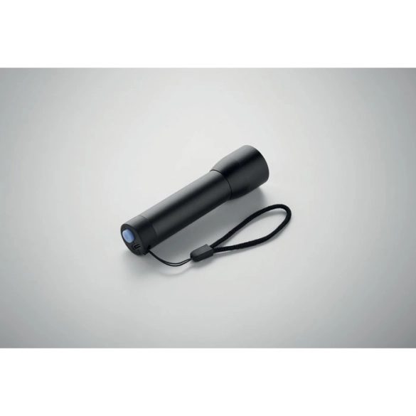 LUMEZO, Lampe rechargeable en alu.