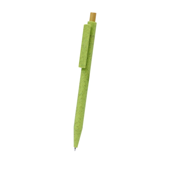 Stylo en paille de blé et bambou "Bouteflex"