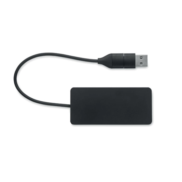 HUB-C, Hub USB 3 ports avec câble 20cm