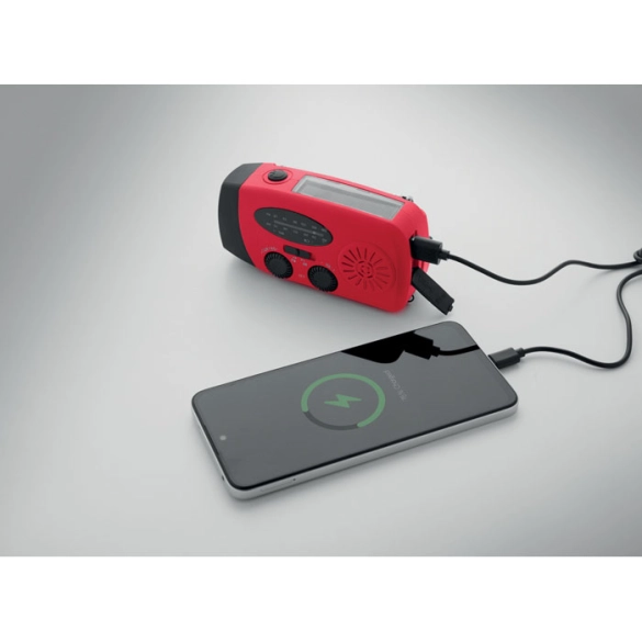 ONDA, Radio portable avec torche LED