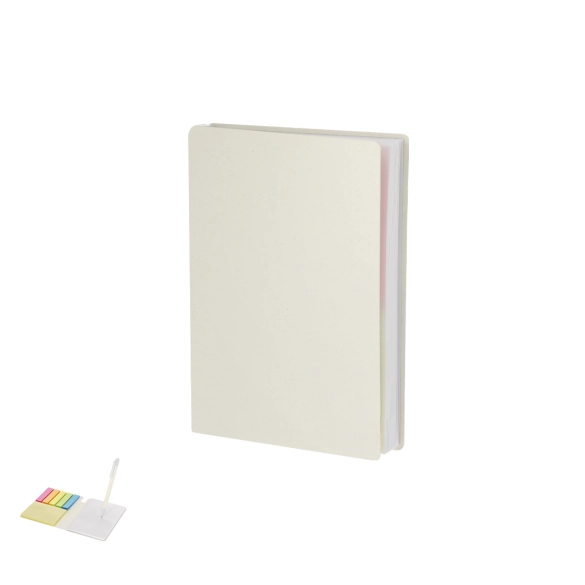 Bloc post-it autocollants et stylo "Amarte"