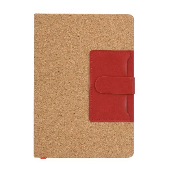 Bloc notes A5 avec porte-cartes "Rosignan"