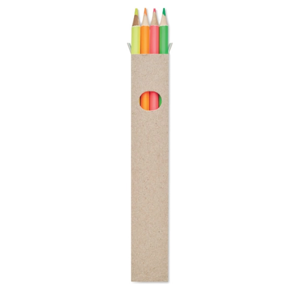 BOWY, 4 crayons surligneurs dans une