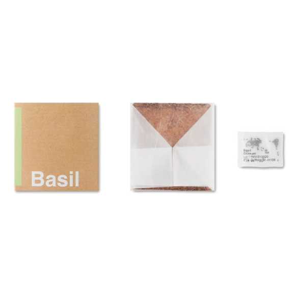 Kit plantation graines de basilic "Basili"