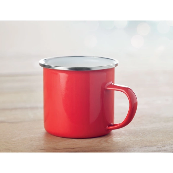 Mug vintage en métal émaillé 350ml "Gap"