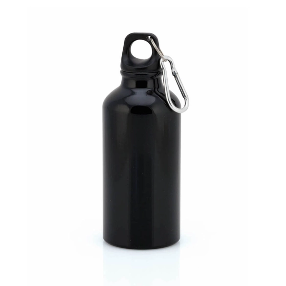 Bouteille aluminium avec mousqueton 400ml "Canova"