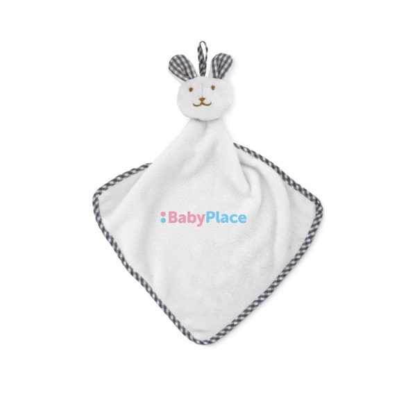 HUG ME, Serviette lapin en peluche