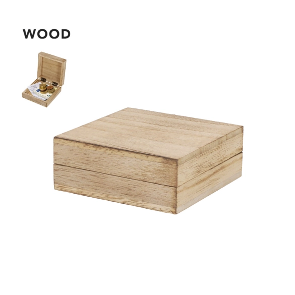 Coffret présentation en bois "Malcomil"