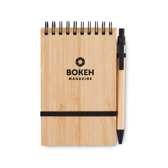 SONORABAM, Set de bloc-notes A6 en bambou