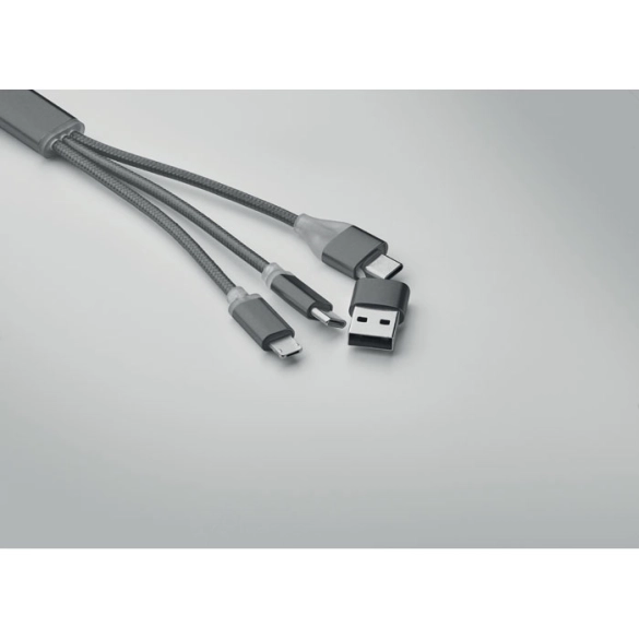 Porte-clés câble de charge 4 en 1 "Bari"