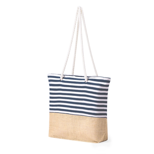 Sac de plage en jute et coton 450g Ivyx