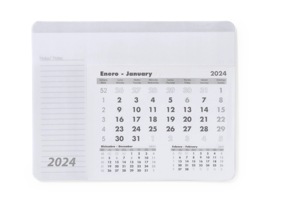 Tapis Souris Calendrier Rendux