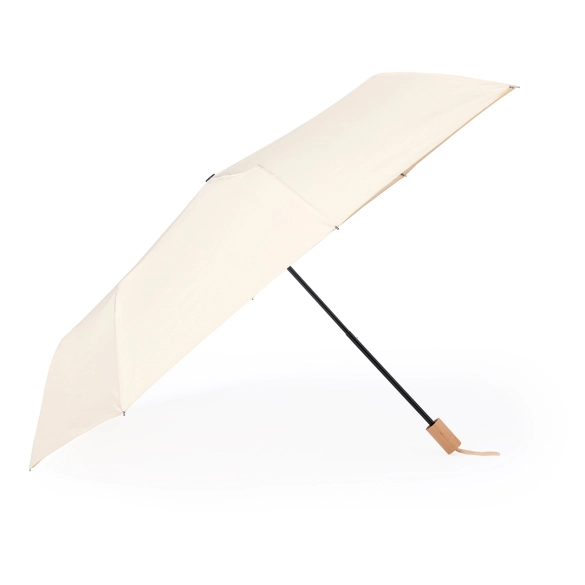 Parapluie pliable naturel avec manche bois Ø106cm "Nonar"