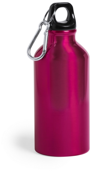 Bouteille aluminium avec mousqueton 400ml "Canova"