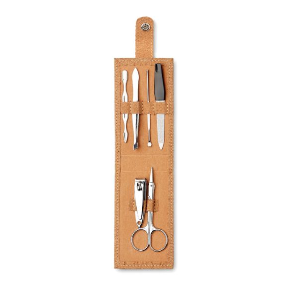 NAILKIT CORK, Set de manucure en liège