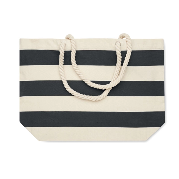 Sac de plage bicolore en coton 220 gr "Emma"