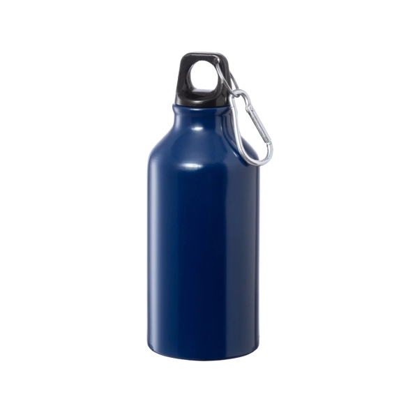 Bouteille aluminium avec mousqueton 400ml "Canova"